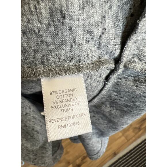 Garnet Hill size large heathered gray casual comfortable dress - Picture 4 of 4